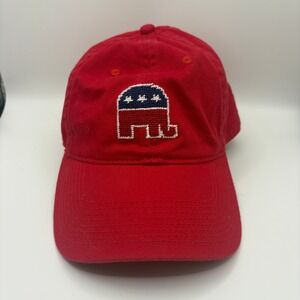 Smathers & Branson Red Republican Elephant Embroidered Baseball Cap